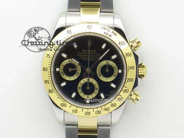 MiroTime 0119 Daytona 116519 Noob 1:1 Best Edition 904L SS Case Blue Dial on Black Rubber Strap SA4130 (Free Extra Strap) Compact 3290